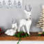 Figurine de Noël allongée avec maman et veau - 11,5 po