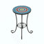 Table d'appoint de patio avec tablette