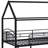 Metal House Bunk Bed With Slide-1586440371