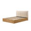 Verona King Wood Bed With Upholstered Headboard-1472325069