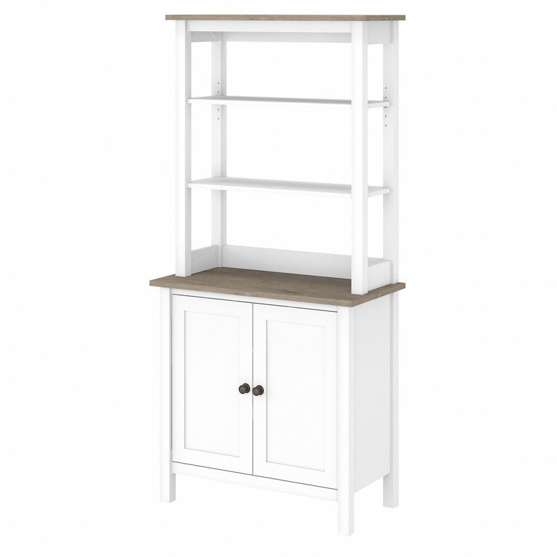 Taneicia Storage Bookcase, White