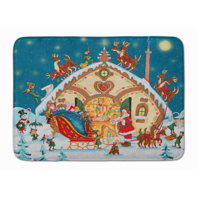 Tapis pour salle de bain Père Noël