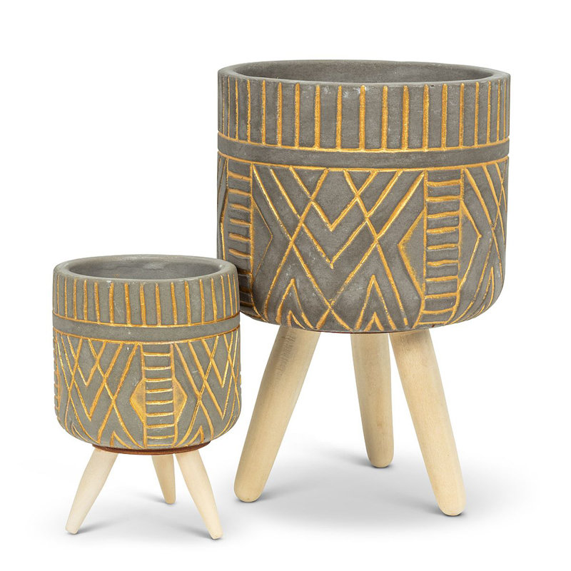 Pot Planter, 7" H x 4" W x 4" D