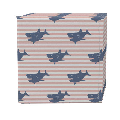 Cotton Twill Nautical Square Napkin