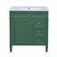 Bathroom Vanity with Ceramic  Sink,2 Drawers and a Tip-out Drawer-2097497185