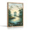 Paysage de marais, art mural sur toile, ensemble de 1
