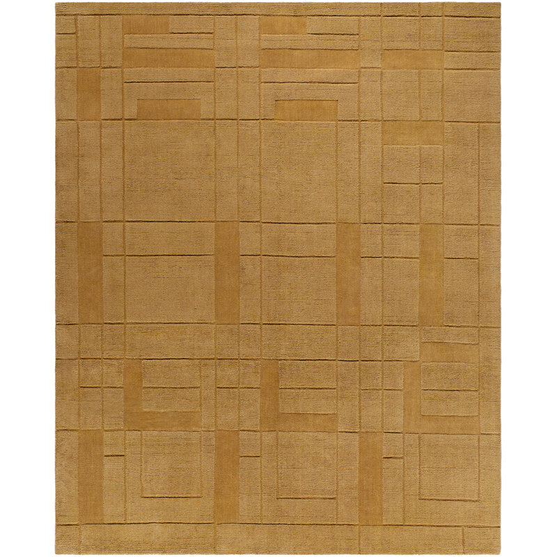 Handmade Wool Geometric Area Rug, Rectangle 2' x 3'