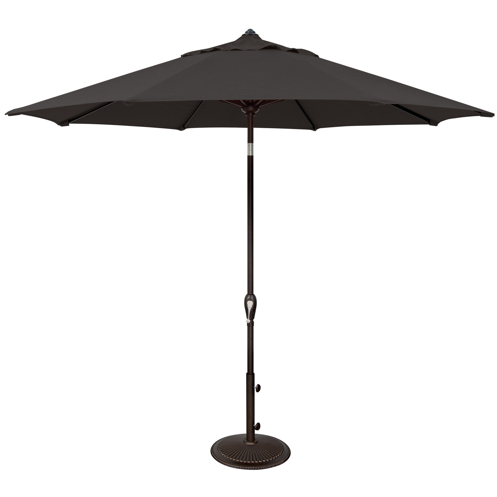 Colete 9' Market Sunbrella Umbrella, Canvas Black Sunbrella® Canvas, Black