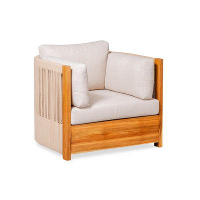 Layton Acacia Outdoor Lounge Chair