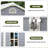 6X8 Ft Resin Outdoor Storage Shed With Built-In Ventilation & Lockable Door For Backyard-122846206