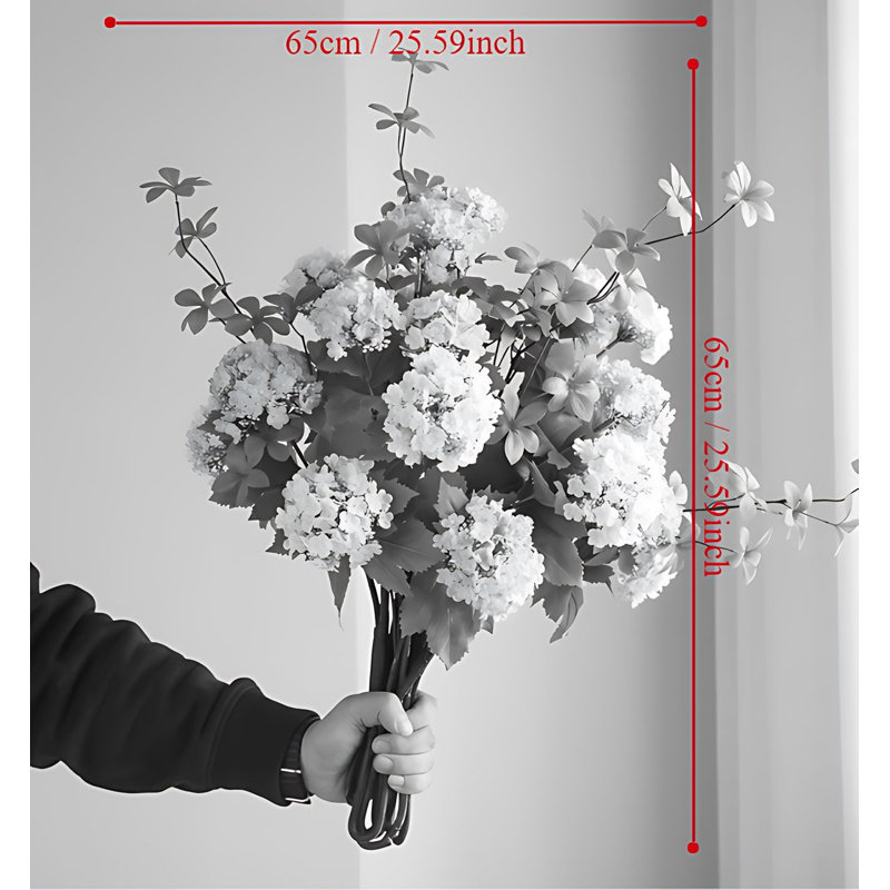 Hydrangea Arrangement, White/Pink