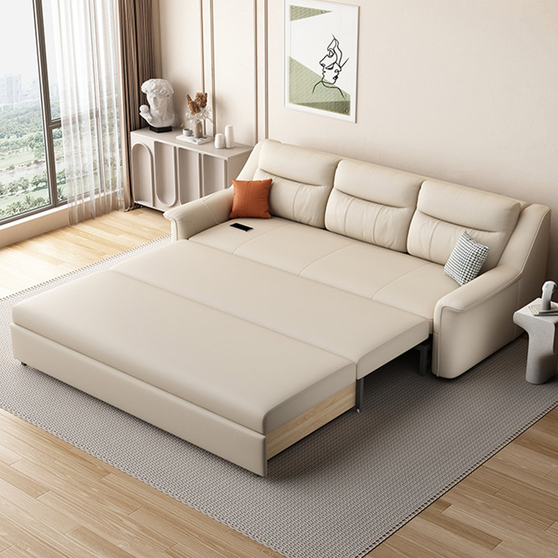 Canapé inclinable moderne et minimaliste en tissu technique pour chambre et salon, H 31,5 po x l 94,5 po x P 33,9 po