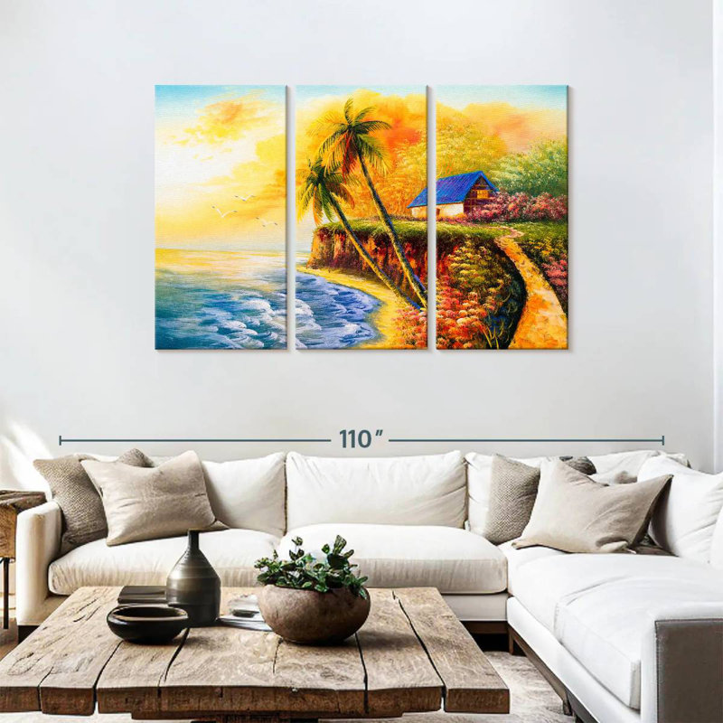 Gillard Tropical Sunset, 48" H x 74" W