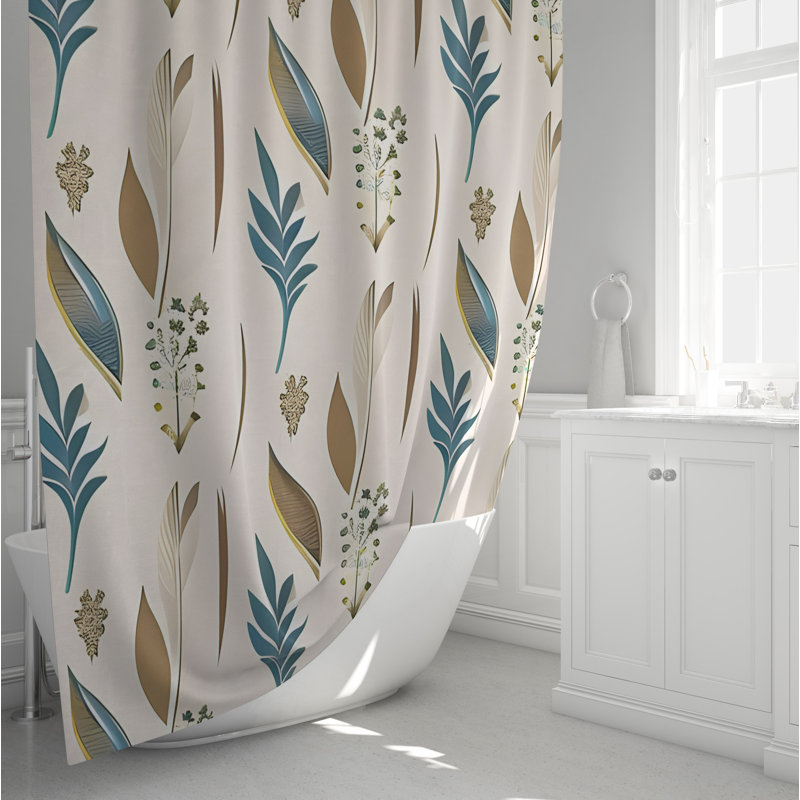 Rideau de douche Cydelia, H 72 po x l 70 po