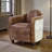 Assembled Brancaster Chair, Retro Brown Top Grain Leather & Aluminum, Industrial Style-1850469452-1850469454