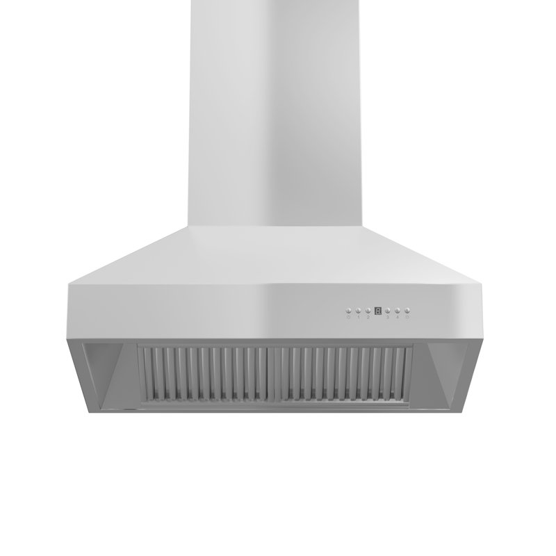 48" 700 CFM Ducted Island Range Hood in Stainless Steel