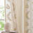Linen Blend Embroidered Curtains Farmhouse Flower Patterned Curtains for Bedroom-625730198-625730195