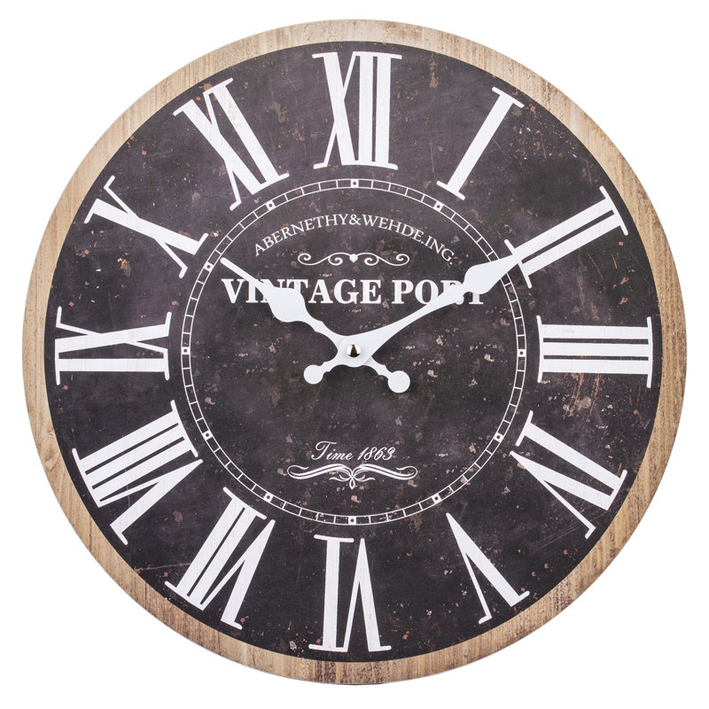 Deo Wood Wall Clock