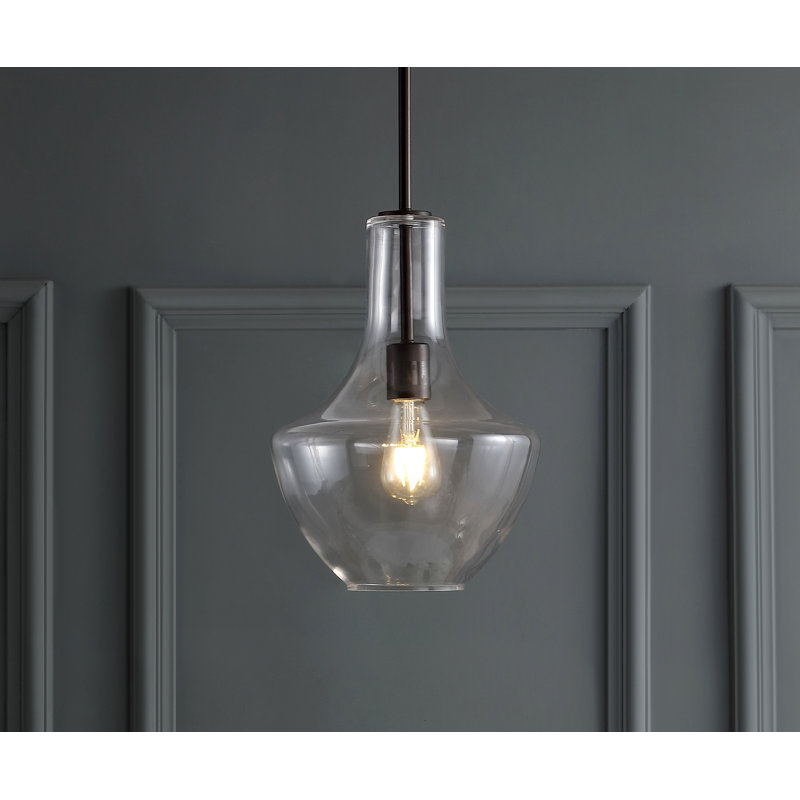 Raymonde 1 - Light Pendant, Oil Rubbed Bronze, 14.5" H x 10.5" W x 10.5" W