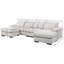 Canapé modulaire rembourré 123,24 po Nyerere-94393883