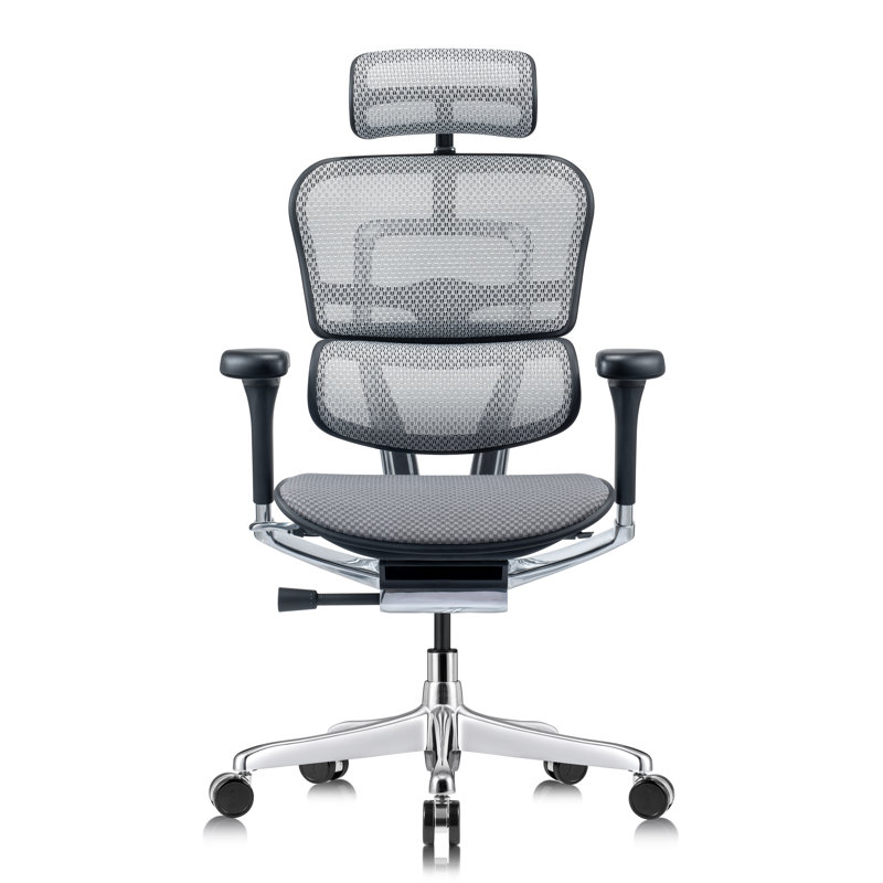 Tempur-Pedic Ergohuman GEN2 Hi Back Ergonomic Office Chair with Tempur-Pedic Seat, Synchro-Tilt, Adjustable Headrest, Arm Height Adjustment