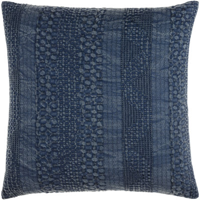 Geometric Cotton Reversible Throw Pillow