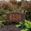 Gatewood Personalized Standard 1-Line Lawn Address Sign-321009526-321009524