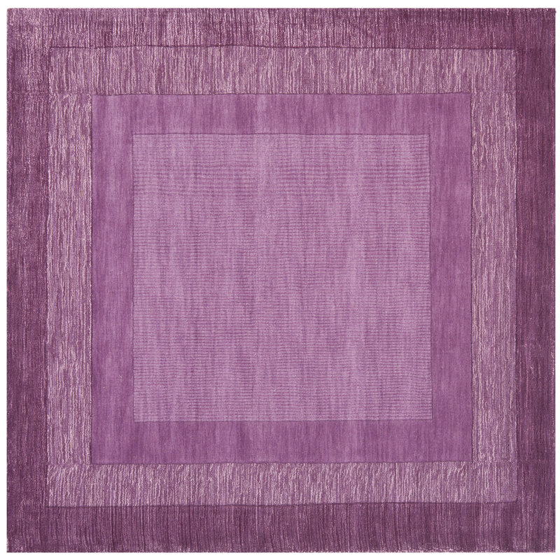 Scanlan Hand Loomed Wool Geometric Rug, Square 6'