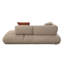 Canapé modulaire avec repose-pieds Carrick BEIGE SANDWICH