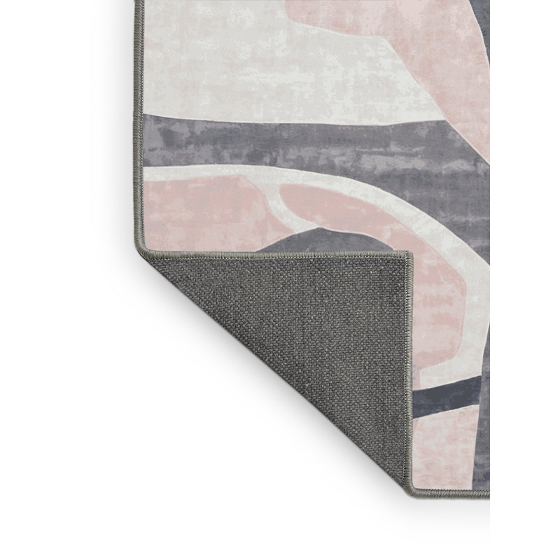Tapis gris soyeux et moelleux, Tapis de couloir 2 pi x 5 pi