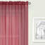  Paquet de 2 panneaux en cristal transparent diaphane l 52 po x L 84 po, rouge vin-240053843-240053855