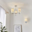 Iyanna 3 - Light Shaded Chandelier