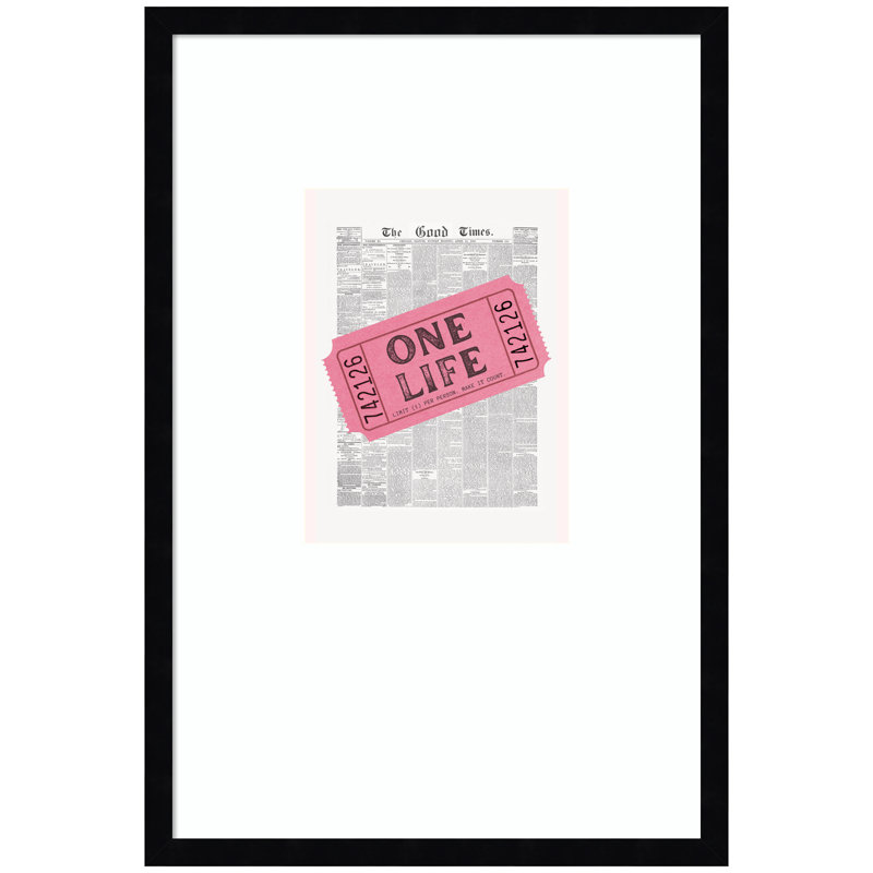 Impression sur toile encadrée «Billetterie» par Honey Island Studio