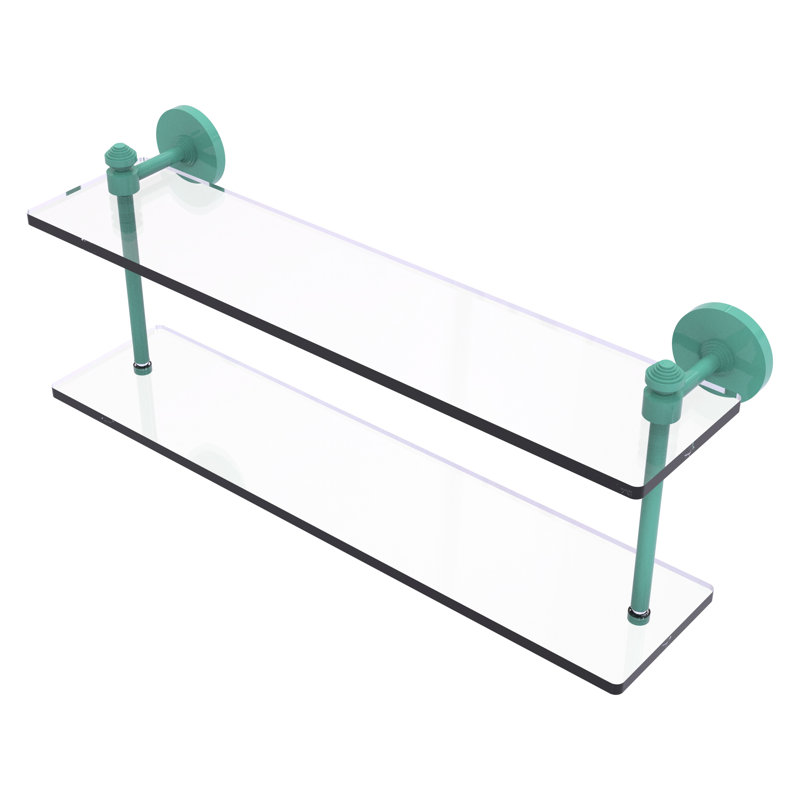 Tablette flottante 2 pièces Southbeach, Vert écume de mer, H 8 po x l 22 po x P 5 po