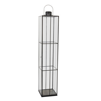 17 Stories Metal Lantern Candle Holder