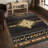 Black 7 ft. 10 in. x 10 ft. 3 in. Southwest Area Rug-1361441724