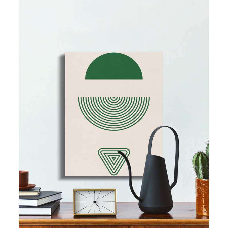 Wrapped Canvas Print Set, 60.96 cm H x 40.64 cm W, Green