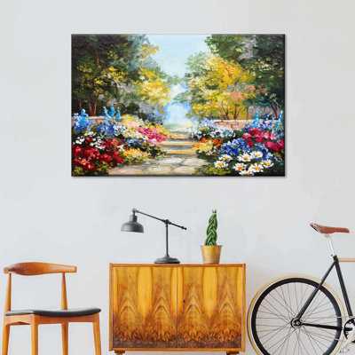«Flower Garden», reproduction sur toile