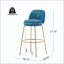 Ensemble de 2 tabourets de bar d'intérieur revêtus de métal, structure finie et revêtement-386637165