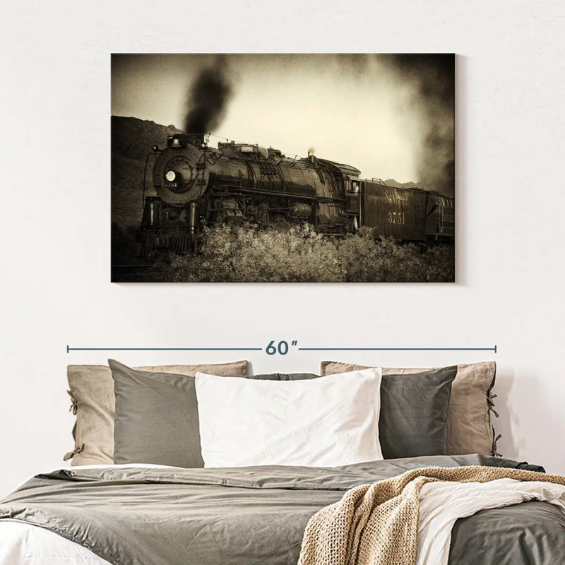 Mehar Train Arrival I, 32" H x 48" W