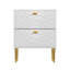 Table de chevet 2 tiroirs Baity-2043210129
