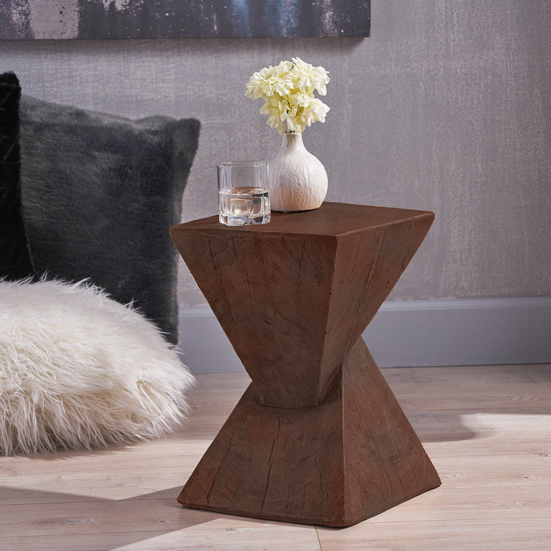 Table d'appoint Modern, Marron foncé