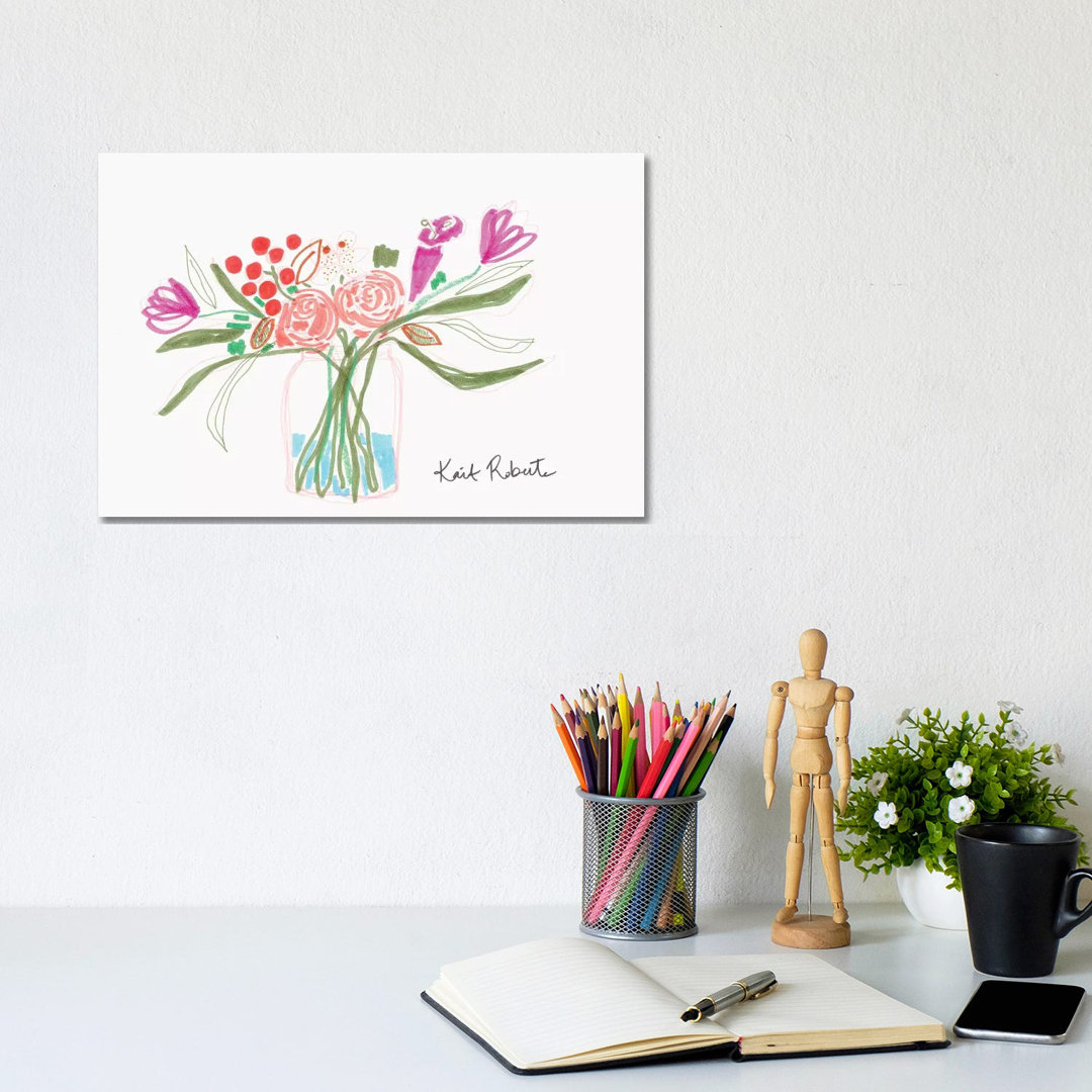 Bouquet For Carle by Kait Roberts - Wrapped Canvas Gallery-Wrapped Canvas GiclÃ©e