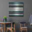  «Blue Zephyr IV» par Mike Schick, art mural en métal, 36 po x 36 po-50336954