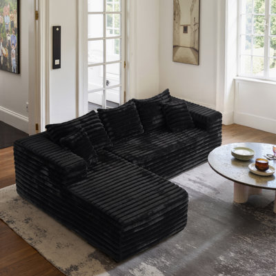 Canapé modulaire Harvill Boneless, 2 pièces, sans assemblage requis