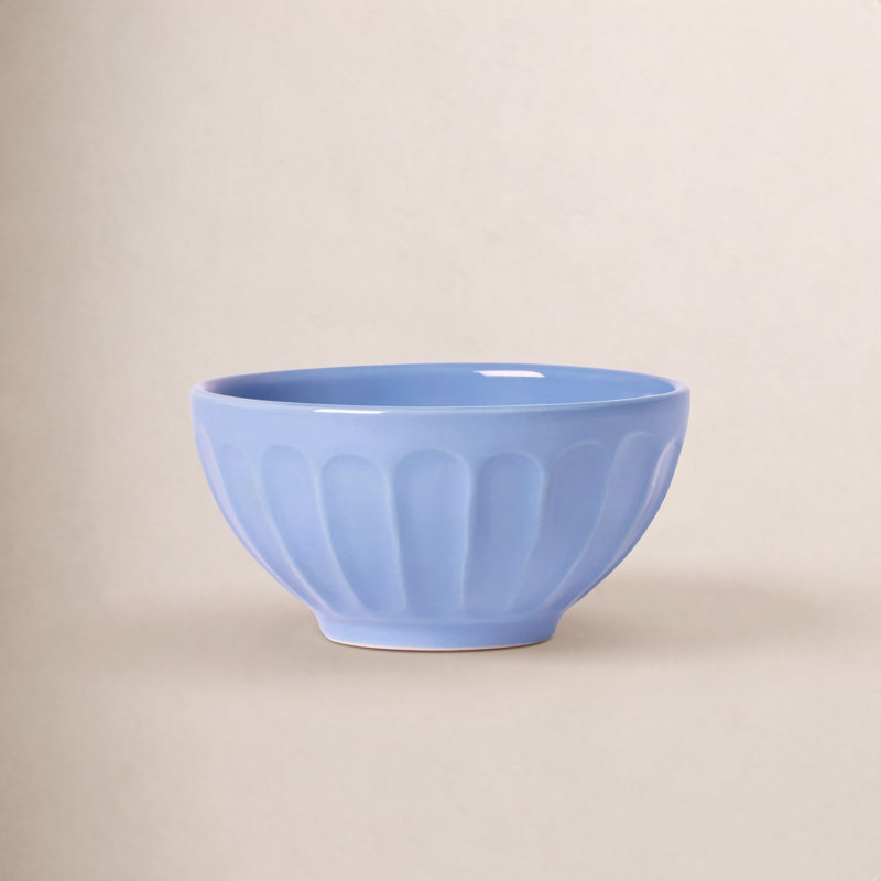 Latte Bowls Fruit Bowls, Cornflower Blue