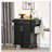 29.9" Kitchen Island with Stainless Steel Top-2144084398