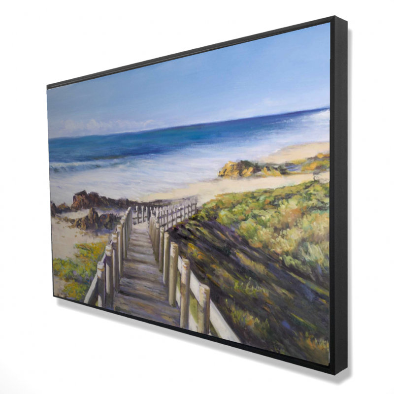 «Walk To The Seaside» sur toile