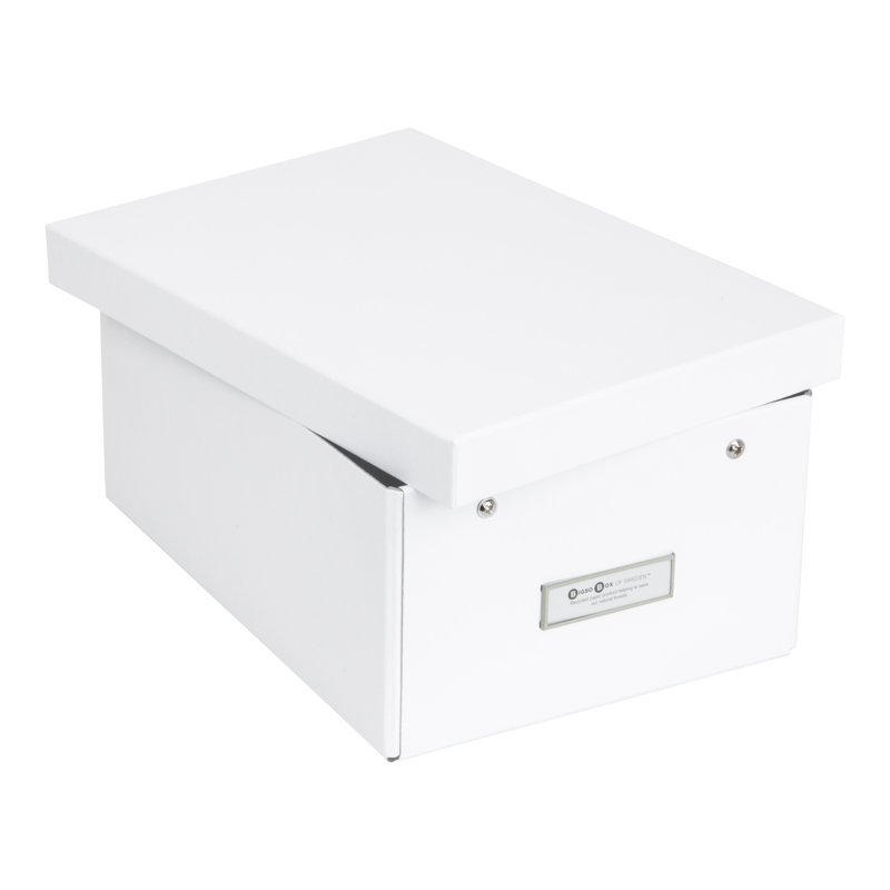 Collapsible Storage Box, White