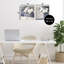 Ensemble de 2 plaques murales Gentle Hydrangea Petals, design par Mona Grace